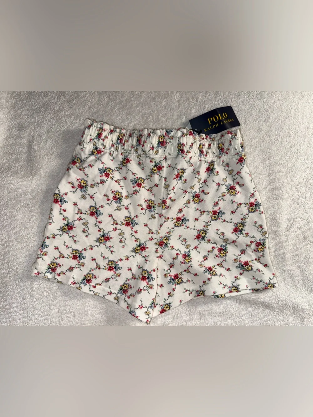 Polo Ralph Lauren Floral Drawstring Shorts - Girls Size 6X NWT!!